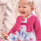 Abito Manica A Palloncino In Cotone Con Stampa Floreale Neonata MAYORAL 1869F - MAYORAL - LuxuryKids