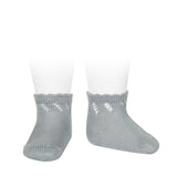 Calzino Corto In Filo Traforato A Spirale Unisex Bambini CONDOR 598 - Condor - LuxuryKids