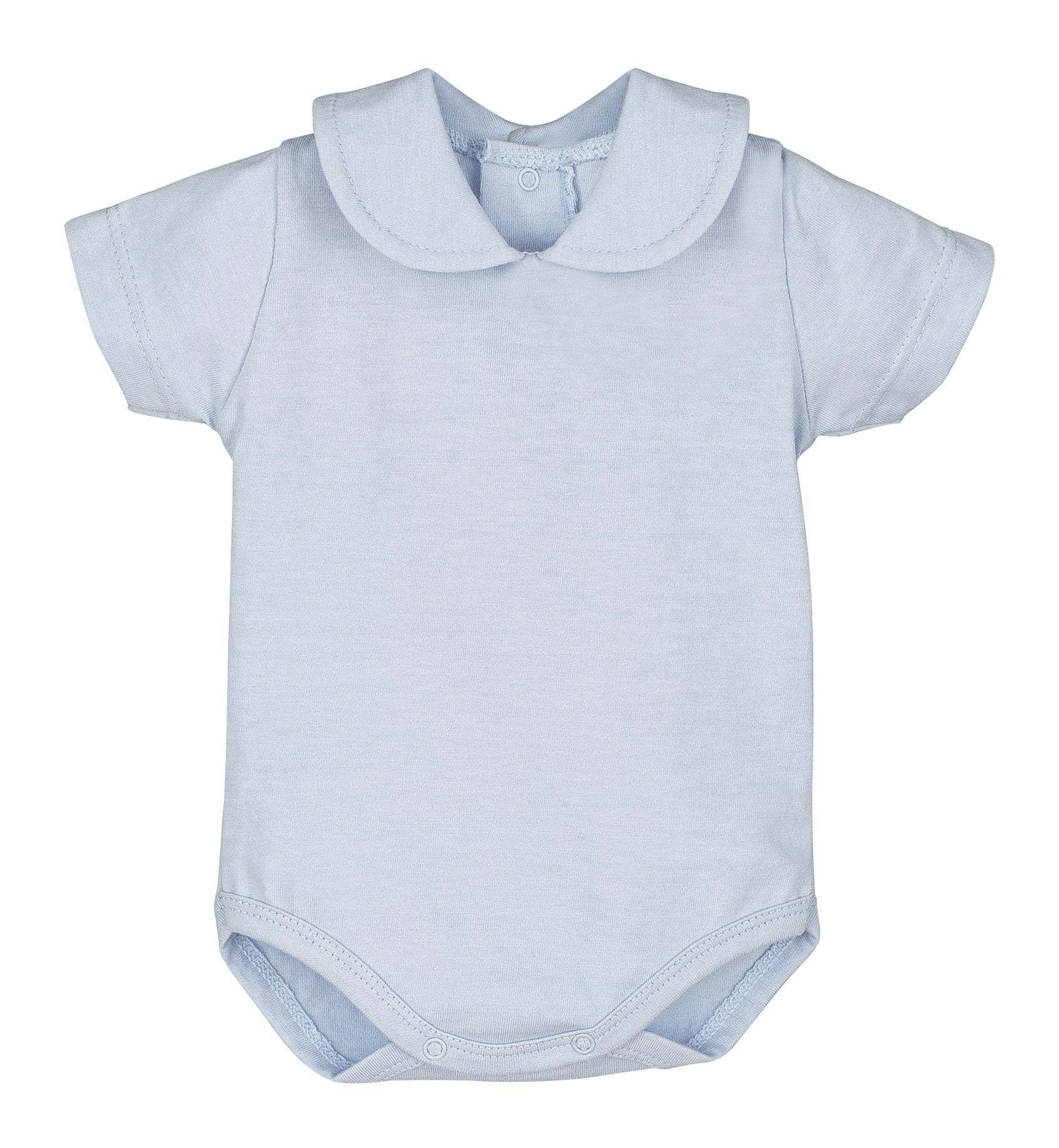 Body Mezza Manica In Cotone Collo Tondo Neonati CALAMARO 19106C - CALAMARO - LuxuryKids