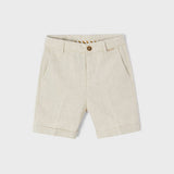 Bermuda Basico In Misto Lino Bambino MAYORAL 3247 - MAYORAL - LuxuryKids