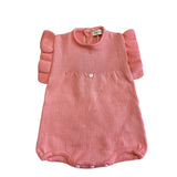 Pagliaccetto Giro Manica In Filo Corallo Neonata WEDOBLE 10305G - WEDOBLE - LuxuryKids