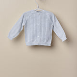 Cardigan In Filo Traforato Semplice Neonati WEDOBLE 03308A - WEDOBLE - LuxuryKids