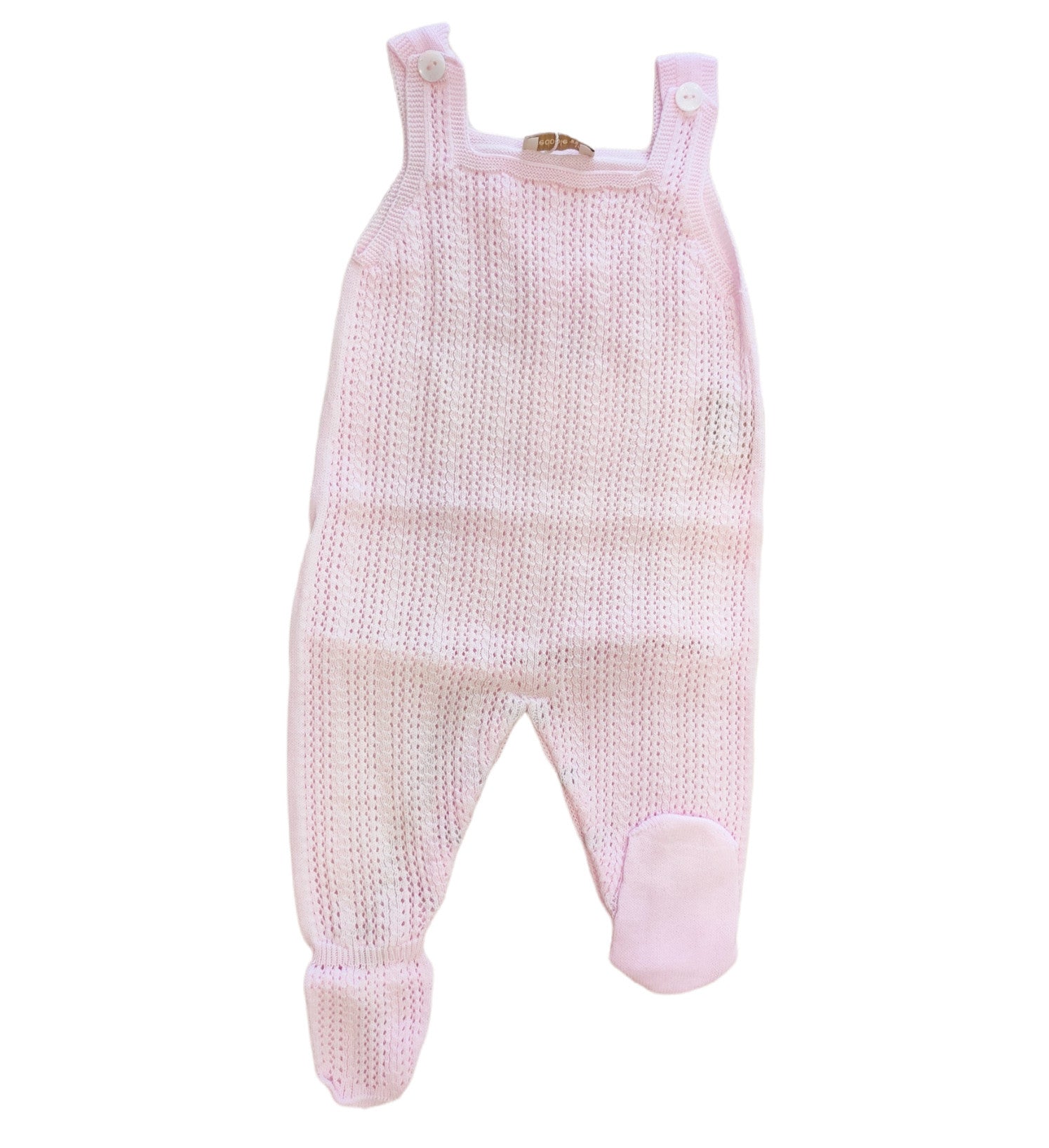 Salopette Neonati In Filo Traforata con Piedi 3310A WEDOBLE - WEDOBLE - LuxuryKids