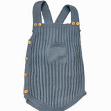 Salopette Neonato Blu Corta 7305B WEDOBLE - WEDOBLE - LuxuryKids