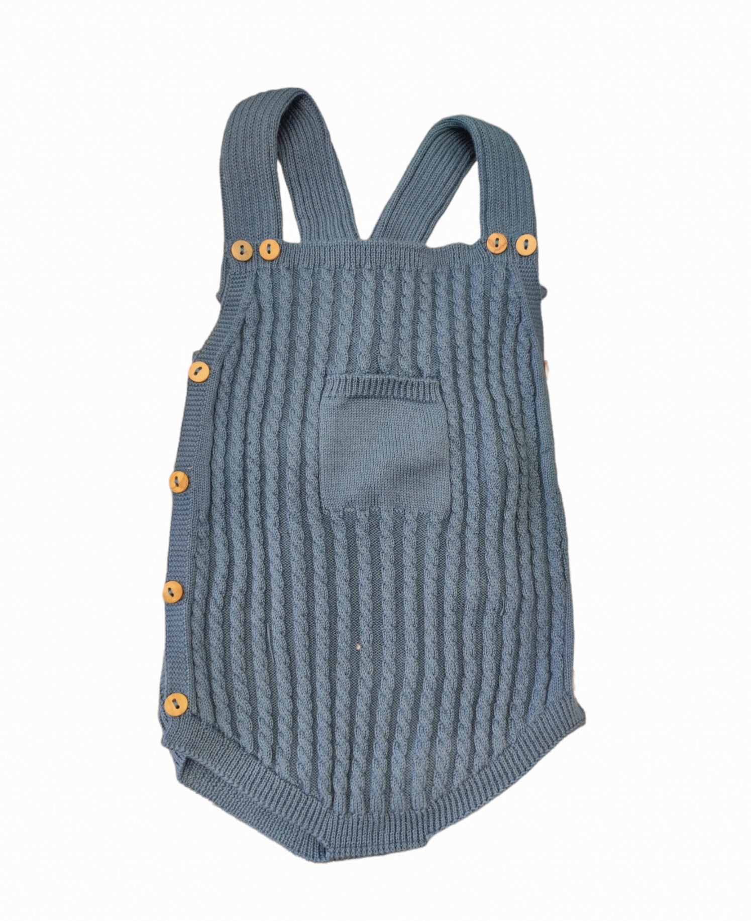 Salopette Neonato Blu Corta 7305B WEDOBLE - WEDOBLE - LuxuryKids