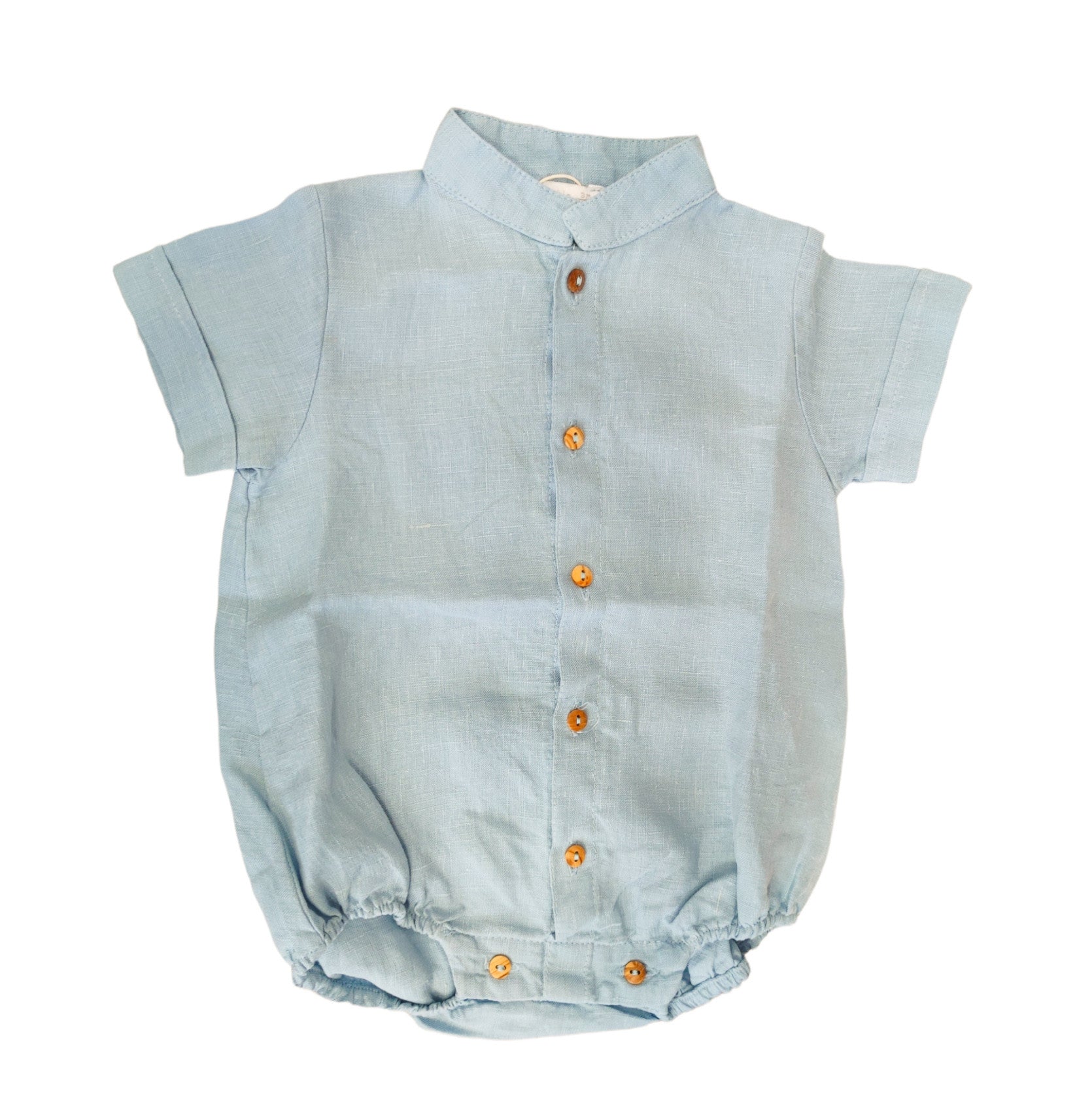 Pagliaccetto Corto Bambino in Lino 7916A WEDOBLE - WEDOBLE - LuxuryKids