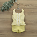 Completo 2 pezzi Top e Pantaloncino 44480 BABIDU - BABIDU - LuxuryKids