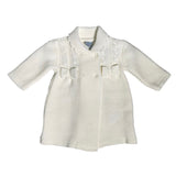 Cappotto Svasato Invernale Panna Neonata SARDON VE302 - SARDON - LuxuryKids