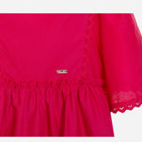 PATACHOU Mädchen-Baumwollkleid mit halben Ärmeln 3633420