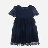 Abito Mezza Manica In Cotone Ricamato Bambina PATACHOU 3633584