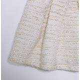 Abitino Elegante Neonata Bianco-Oro Fun&Fun FNNDR9122 - FUN&FUN - LuxuryKids