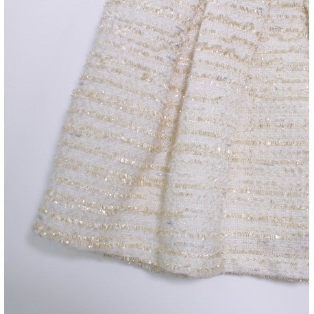 Abitino Elegante Neonata Bianco-Oro Fun&Fun FNNDR9122 - FUN&FUN - LuxuryKids