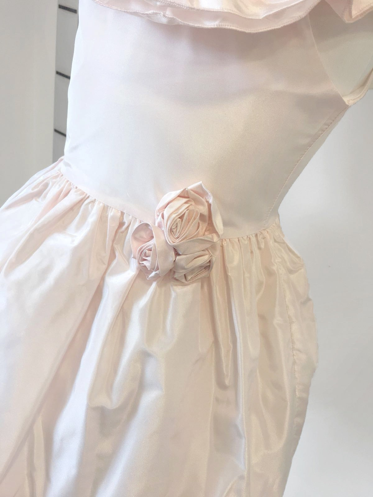 Abito Elegante a Bambolina Cerimonia Neonata Rosa Cipria Alice P. 520 - ALICE P. - LuxuryKids