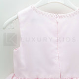 Abito elegante Bambolina Cerimonia Rosa Neonata Sarah louise 070011 - SARAH LOUISE - LuxuryKids