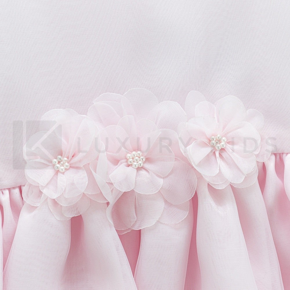 Abito elegante Bambolina Cerimonia Rosa Neonata Sarah louise 070011 - SARAH LOUISE - LuxuryKids