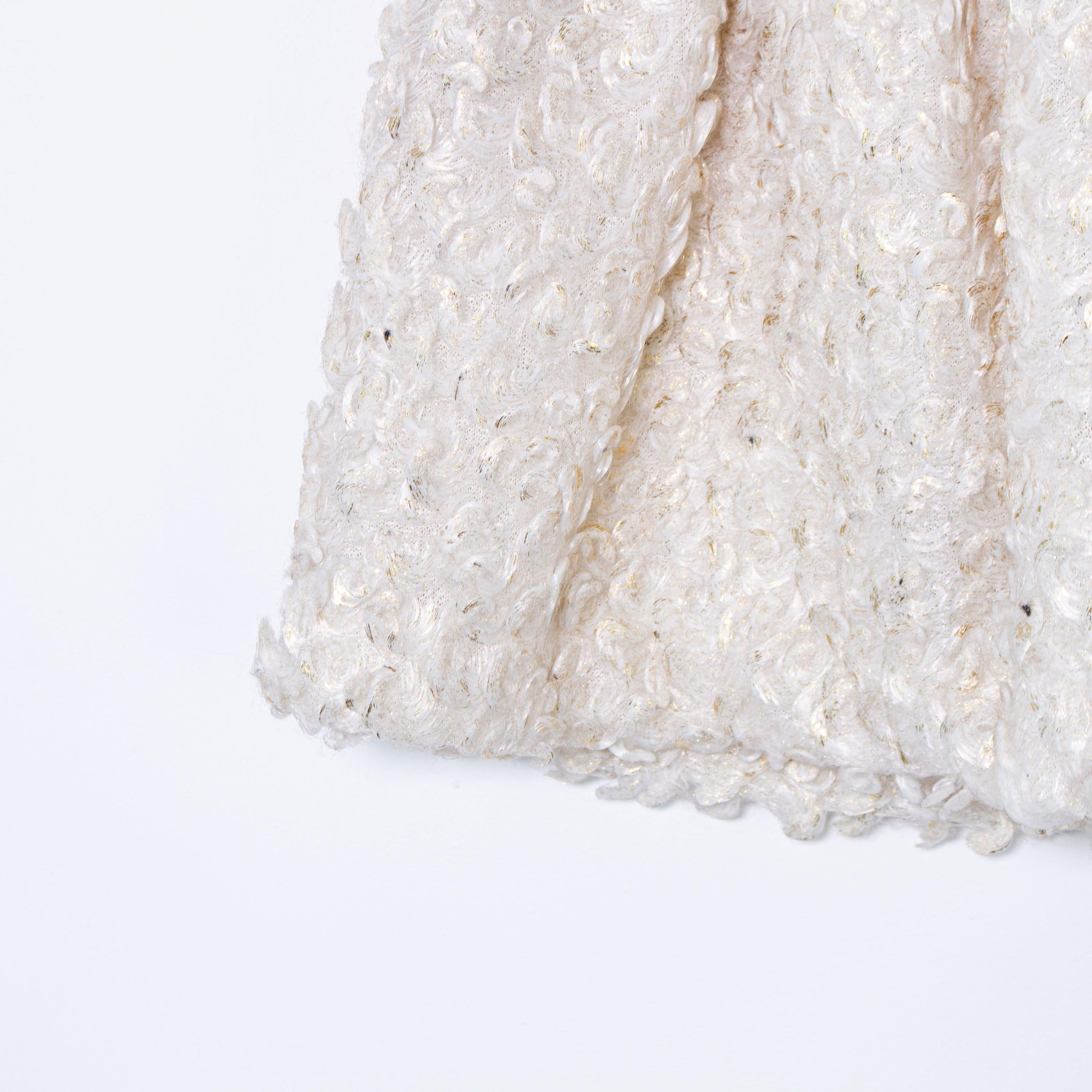 Abito Elegante in Boucle Neonata Bianco-Oro Patachou 2133511 - PATACHOU - LuxuryKids