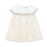 Abito Elegante Panna-Oro Neonata Patachou 2133507 - PATACHOU - LuxuryKids
