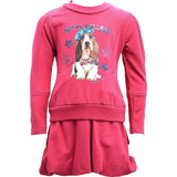 Abito Fucsia Bambina Sarabanda D420 - SARABANDA - LuxuryKids