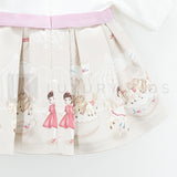 Abito In Caldo Cotone Tema Carillon Panna Neonata Ninnaoh I19112 - NINNAOH - LuxuryKids