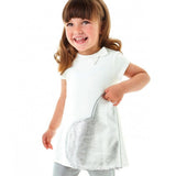 Abito in Felpa Bianco Neonata Sarabanda T242 - SARABANDA - LuxuryKids