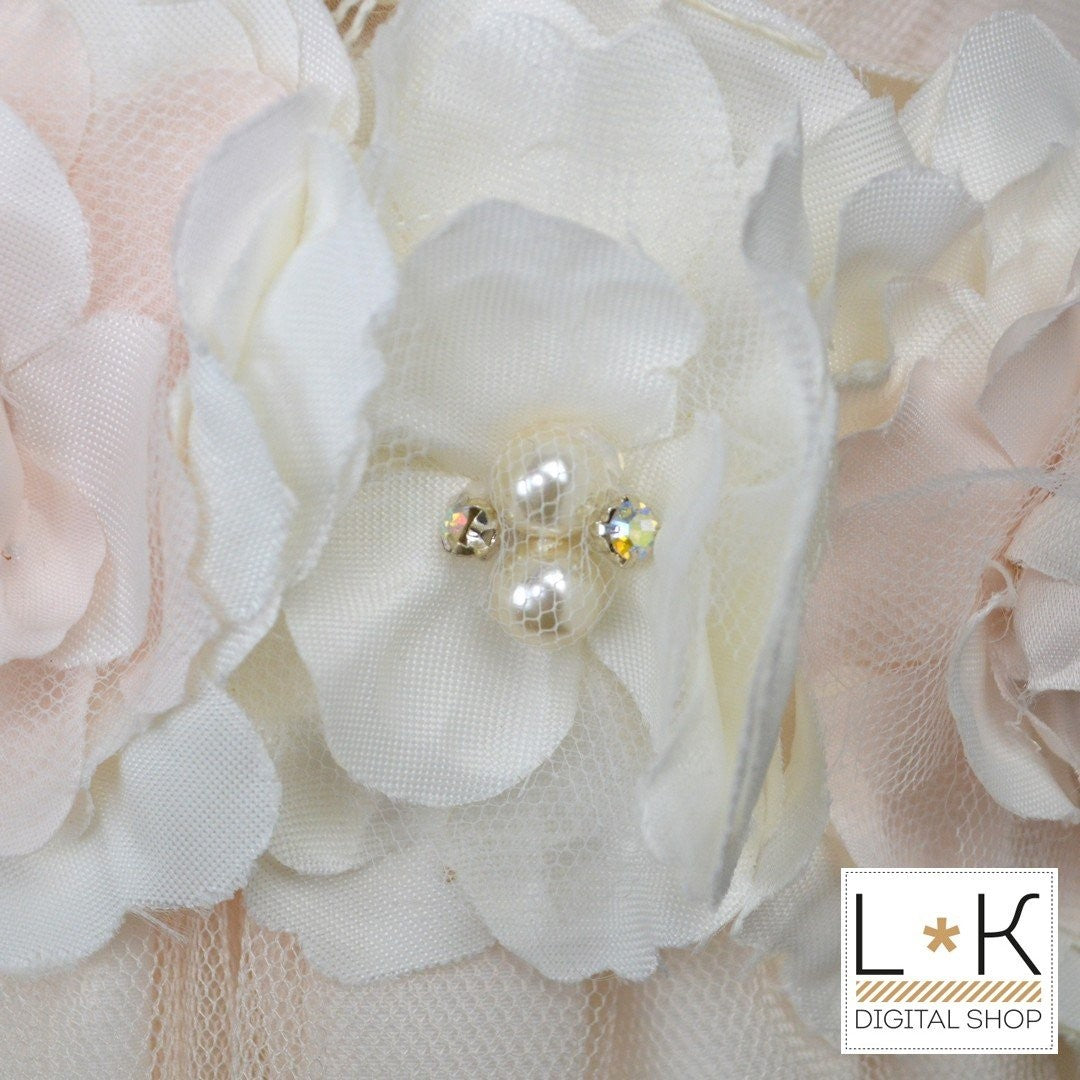 Abito in Tulle Eegante Cerimonia Rosa Cipria Bambina Mimilù 987 - MIMILU' - LuxuryKids