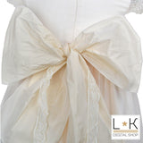 Abito in Tulle Eegante Cerimonia Rosa Cipria Bambina Mimilù 987 - MIMILU' - LuxuryKids