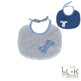 Bavetta  In Caldo Cotone Blu Neonata NINNAOH I16111 - NINNAOH - LuxuryKids