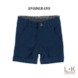 Bermuda Blu Tinta Unita Bambino Sarabanda I834 - SARABANDA - LuxuryKids