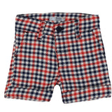 Bermuda Caldo Cotone Fantasia a Quadretti e Righe Neonato Dr. Kids 518 - DR.KID - LuxuryKids