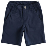 Bermuda Classico In Cotone Blu Bambino SARABANDA 2550 - SARABANDA - LuxuryKids