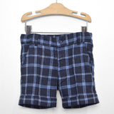 Bermuda con Fantasia a Quadretti Blu Per Bambino Dr.Kids 574 - DR.KID - LuxuryKids