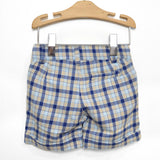 Bermuda con Fantasia a Quadretti Celeste-Blu Per Neonato Dr.Kids 554 - DR.KID - LuxuryKids