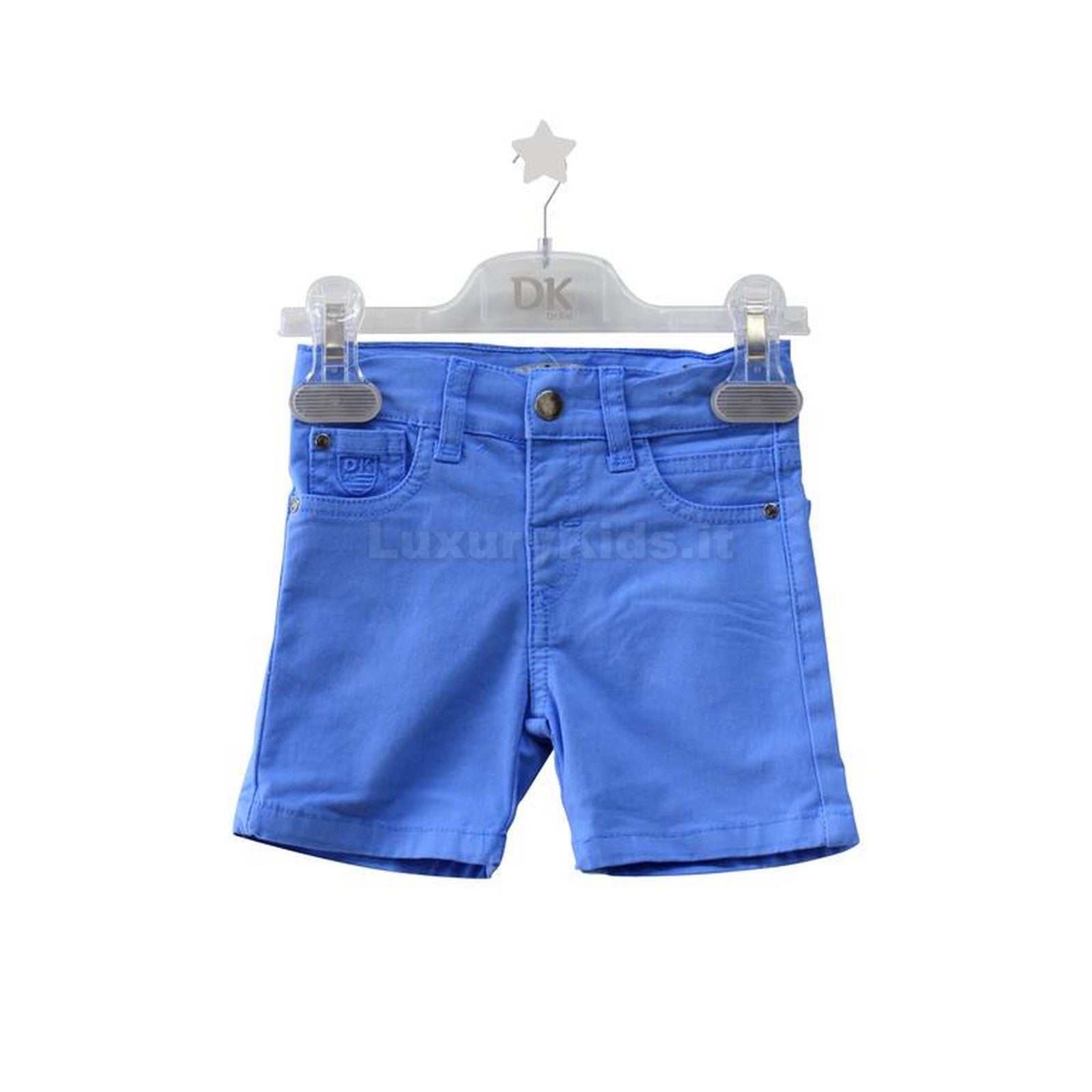 Bermuda Effetto Jeans Turchese Bambino 605 Dr.kids - DR.KID - LuxuryKids