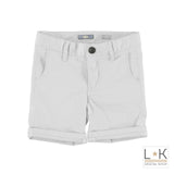 Bermuda Elegante Tinta Unita Bambino Bianco Sarabanda Q530 - SARABANDA - LuxuryKids