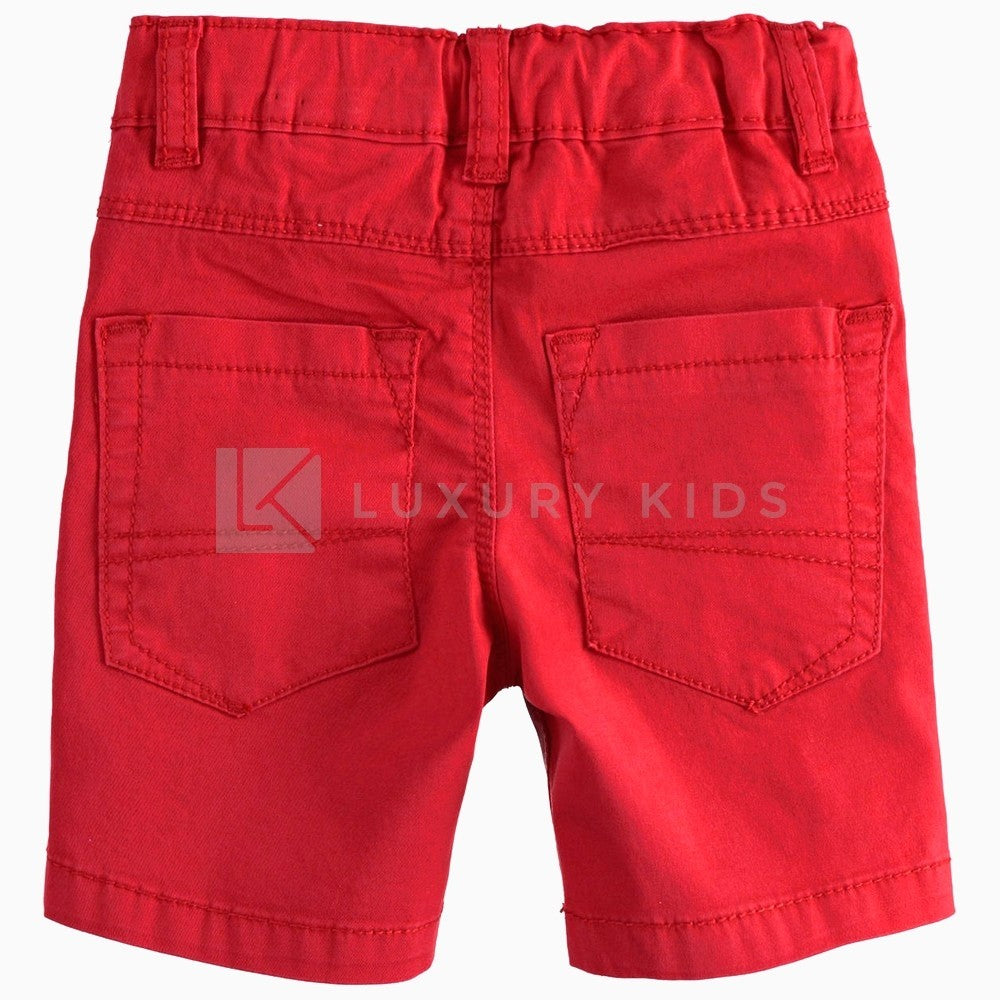 Bermuda In Cotone Elasticizzato 5 tasche per neonato Sarabanda J832 - SARABANDA - LuxuryKids