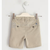Bermuda in cotone Elegante Beige  Bambino  Sarabanda J533 - SARABANDA - LuxuryKids