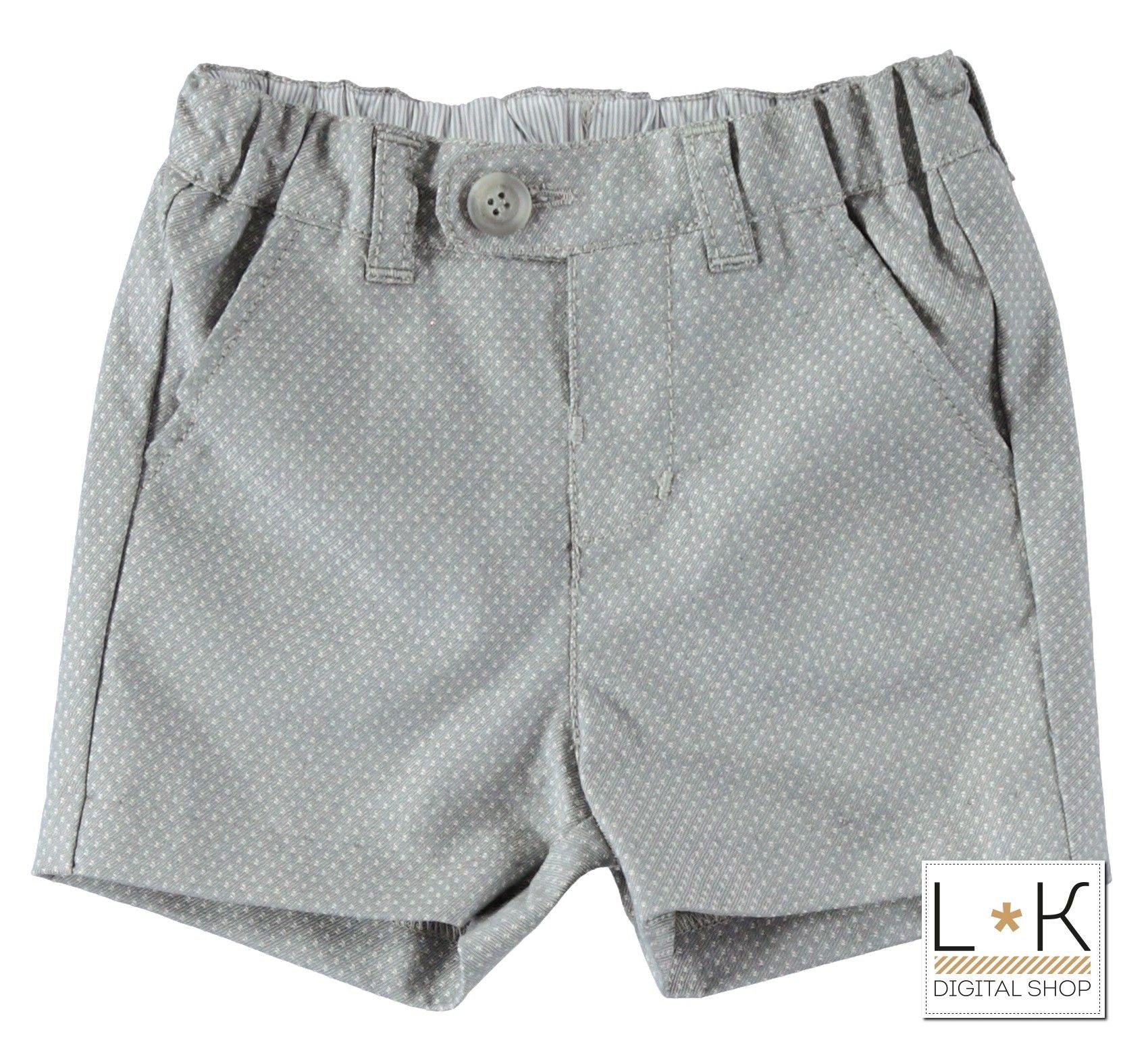 Bermuda Puntinato Neonato Minibanda U665 - MINIBANDA - LuxuryKids