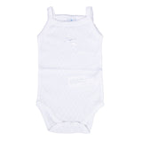 Body In Cotone Spalla Stretta Bianco Neonata SARDON LA456 - SARDON - LuxuryKids
