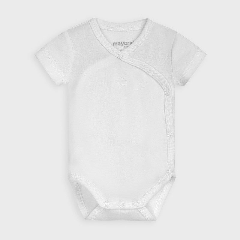 Body Mezza Manica In Caldo Cotone Bianco Neonato-a MAYORAL 2761B - MAYORAL - LuxuryKids