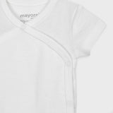 Body Mezza Manica In Caldo Cotone Bianco Neonato-a MAYORAL 2761B - MAYORAL - LuxuryKids