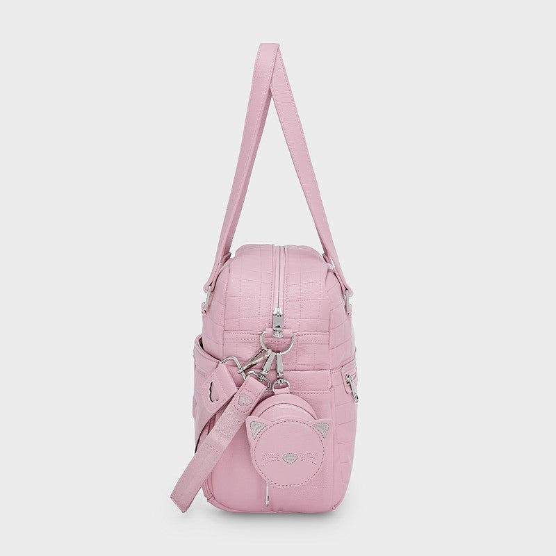 Borsa Imbottita In Ecopelle Rosa Con Portaciuccio Per Mamma MAYORAL 19796 - MAYORAL - LuxuryKids