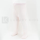 Calza in caldo cotone traforata Neonata Rosa STORY LORIS 13198R - STORY LORIS - LuxuryKids