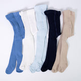 Calzamaglia In Caldo Cotone Costine Beige Neonati CARLOMAGNO 162 - CARLOMAGNO - LuxuryKids