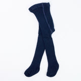 Calzamaglia In Caldo Cotone Costine Blu Neonati CARLOMAGNO 162 - CARLOMAGNO - LuxuryKids