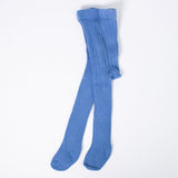 Calzamaglia In Caldo Cotone Costine Bluette Neonati CARLOMAGNO 162 - CARLOMAGNO - LuxuryKids