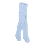 Calzamaglia In Caldo Cotone Traforata Celeste Neonato CARLOMAGNO 1031 - CARLOMAGNO - LuxuryKids