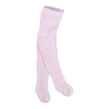 Calzamaglia In Caldo Cotone Traforata Rosa Neonata CARLOMAGNO 1031 - CARLOMAGNO - LuxuryKids