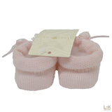 Calzini Scarpetta In Lana Neonata Rosa Story Loris 3277 - STORY LORIS - LuxuryKids