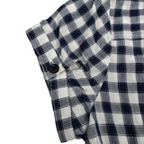 Camicia a Quadretti in Cotone Bianco-Blu Bambina Fix Design FC3500 - FIX DESIGN - LuxuryKids