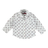 Camicia con stampa Bambino Sarabanda R115-01 - SARABANDA - LuxuryKids